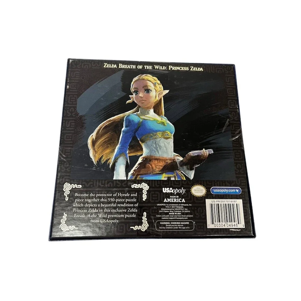 USAopoly Legend of Zelda Breath of the Wild Princess Zelda 550pc Puzzle